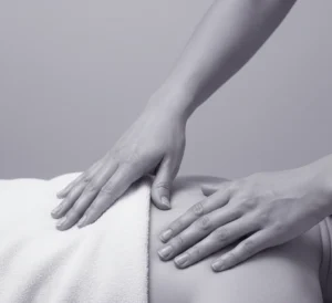 Man receiving Indian scalp and shoulder massage in Crystal Palace