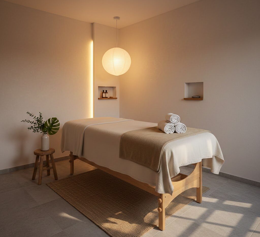 Calm wellness atmosphere representing Massage In Crystal Palace at Elysia Wellness